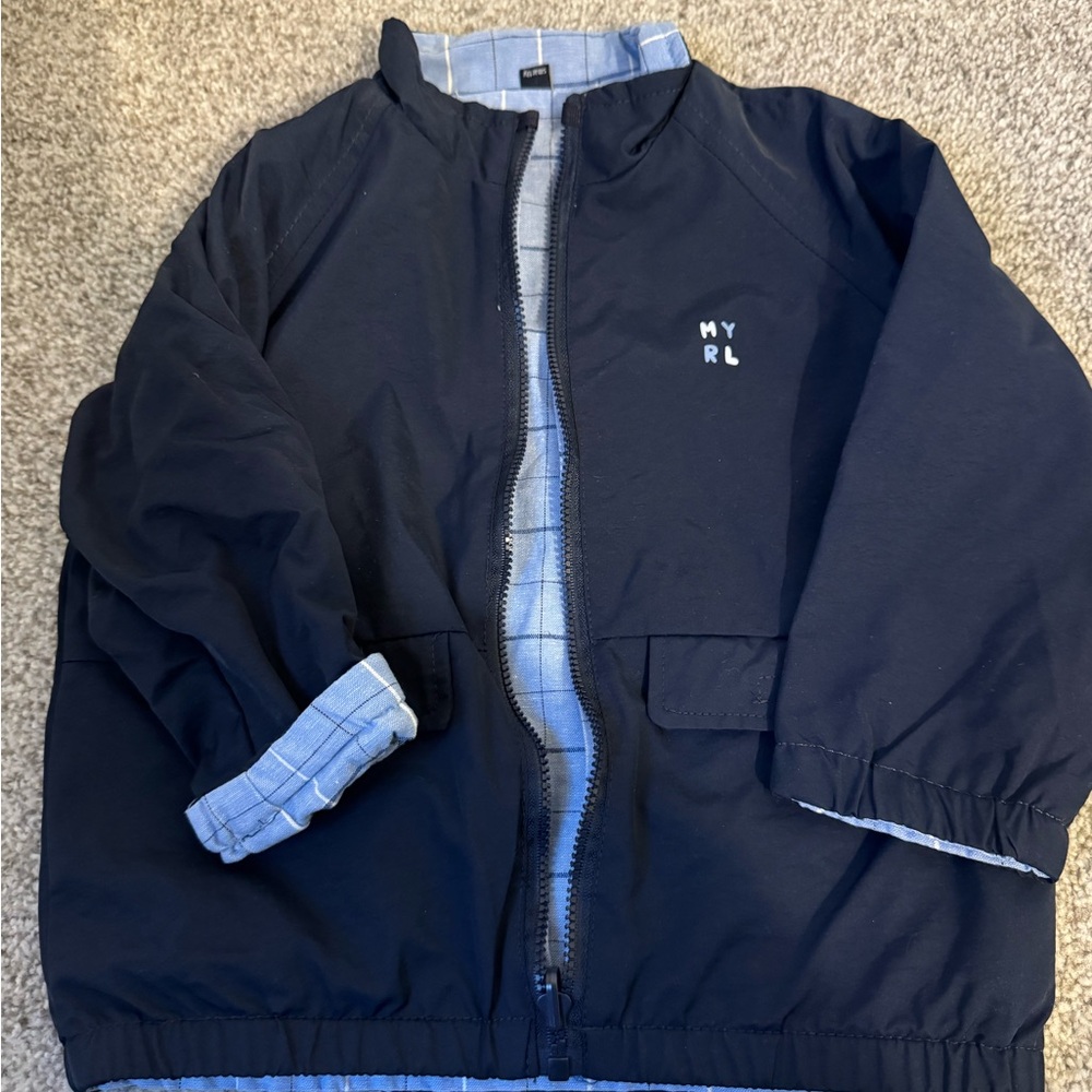 Reversible Kids Navy Blue Jacket